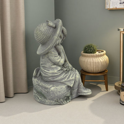 Statue de jardin First Kiss Boy Girl