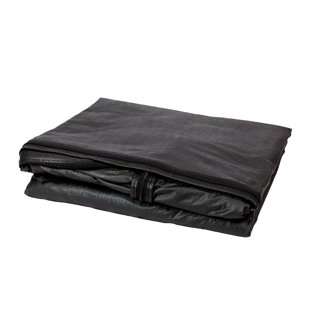 Fire Sense Pro Series Full Length Vinyl Cover For Patio Heater,10 Gauge Felt Lined With Zipper 34"-39"