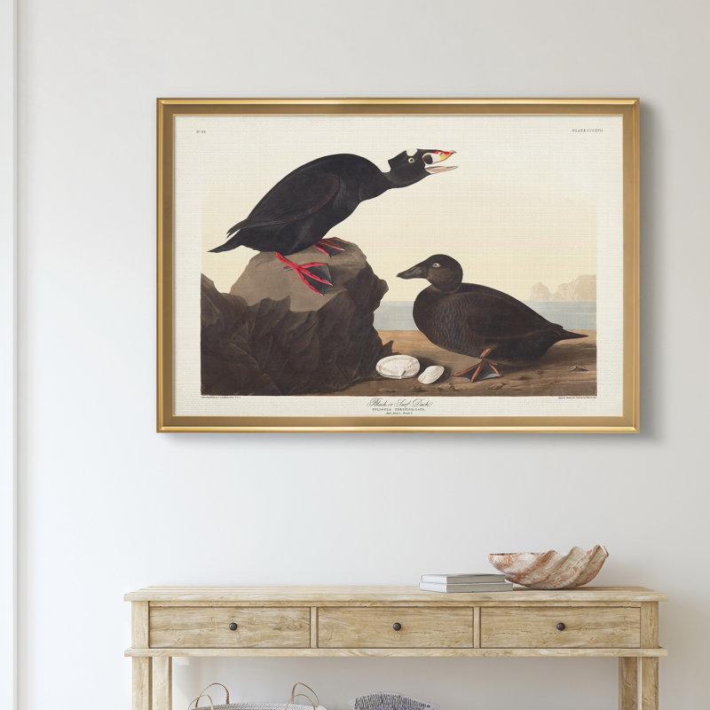 «Black or Surf» - reproduction de cadre photo sur toile, Doré, H 22,5 po x l 30,5 po x P 1,5 po