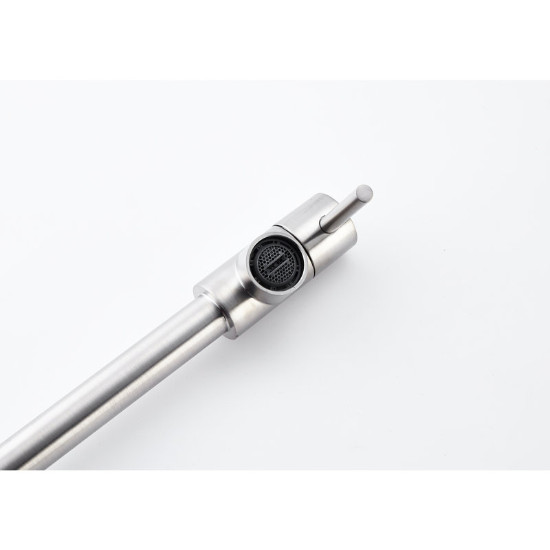 Robinet remplisseur de pot avec extension - rotation à 360 ° et fonction pliable, élégance en nickel brossé, fabrication en laiton, poignées doubles pour faciliter la manipulation de l'eau et pliable, décoration, fabriqué, lisse