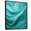Turquoise, gauchissement des vagues I - art mural abstrait sur toile-97170045-97170039