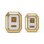 Beads Of Gold Set Of 2 Photo Frame