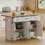 140 cm W Kitchen Island with Top
