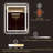 Rectangular Frameless Anti-Fog LED Light Wall Bathroom Vanity Mirror-111854511
