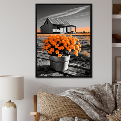 Lashawne " Farmhouse Morning Glow " Color Photography Print