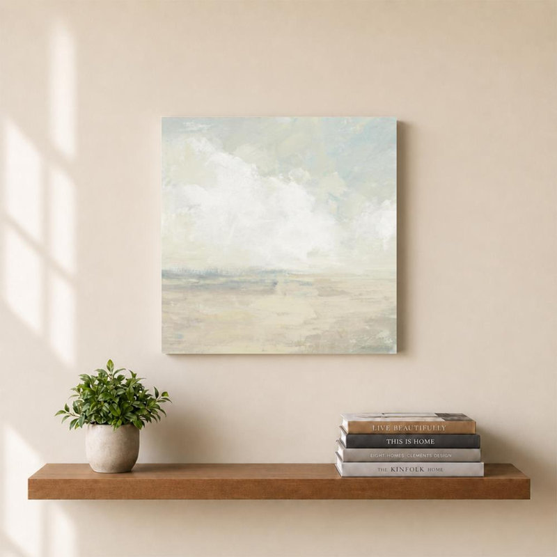 Ciel et sable par Julia Purinton - Impression sur toile, H 30 po x l 30 po, Wrapped Canvas, Does Not Apply
