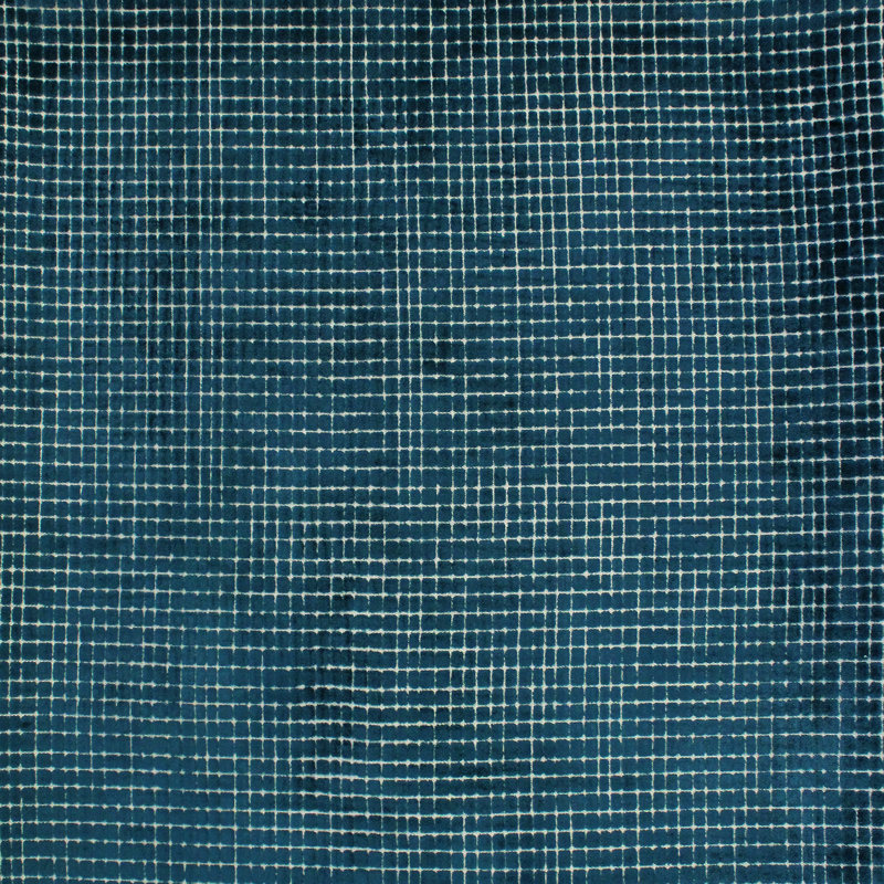 Geometric Cut Velvet | Vika Fabric_VIKA, Royal