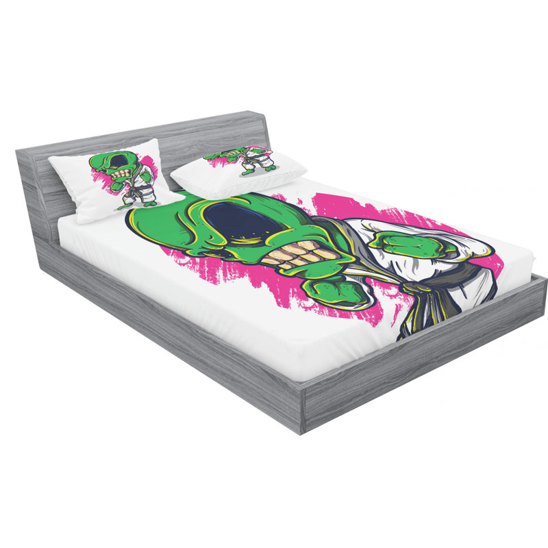 Microfiber Sheet Set, Queen Sheet Set + Fitted Sheet + 2 Pillowcases