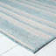 Tapis intérieur / extérieur à rayures horizontales bleu Abani OCE120B-887142575
