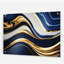 «Abstract Geode Waves», art mural acrylique abstrait pour la cuisine-508106961