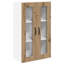 Vidaxl Kitchen Wall Cabinet Brown Oak 60 X 31 X 100 Cm Engineered Wood-121217934-121217932