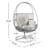 Reno Outdoor Wicker Swivel Lounge Chair