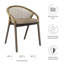 Chaises de salle à manger d'extérieur Meadow-499032163