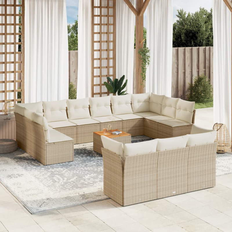 Ensemble de canapé de jardin Vidaxl