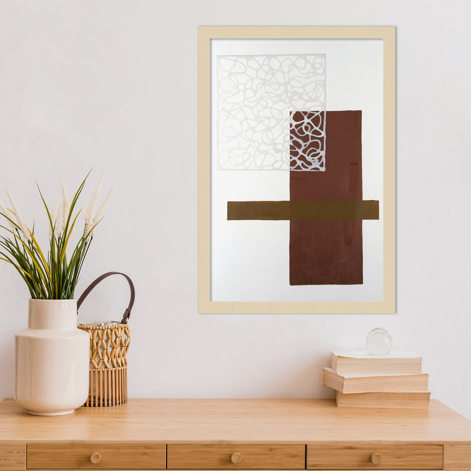 Nooks and Crannies No. 4 Print, Brown, 21" H x 15" W