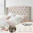 Upholstered Wingback Platform Bed, Bed Frame with Nailhead Trimmed Wingback and Button-Tufted-114285815-114285809