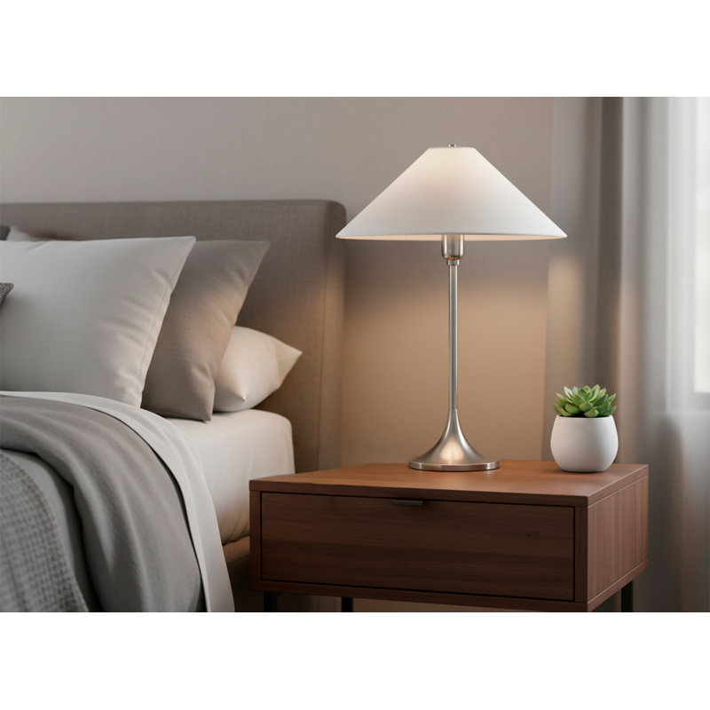 Esme Table Lamp, Silver