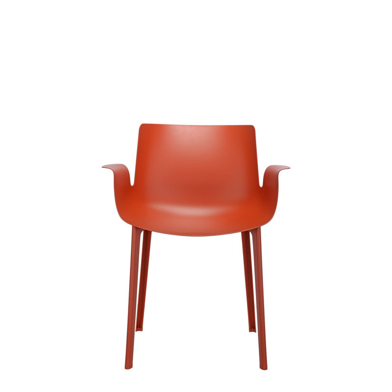 Piuma Outdoor Dining Armchair, Russet