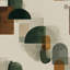 Papier peint texturé en papier Mid Century Modern-103215064