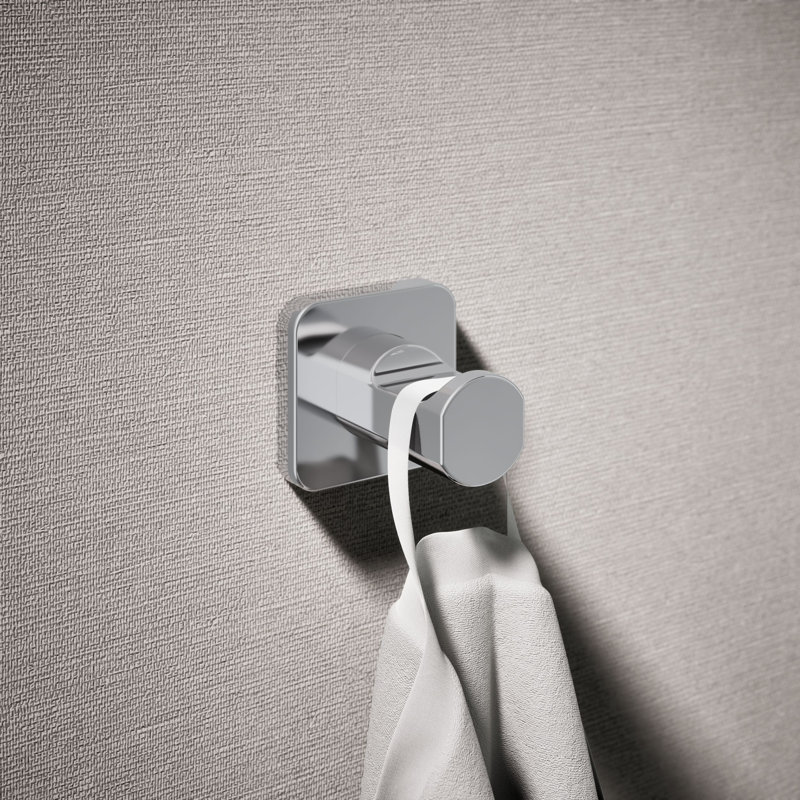 Parallel Robe Hook, Polished Chrome