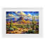 Majestic Saguaro Desert Landscape Framed Print Under Glass, design by Creative Studio-130821479-130821481