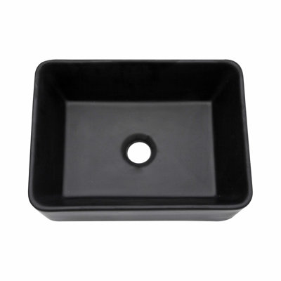 Lavabo de salle de bain rectangulaire en céramique, vasque de salle de bain