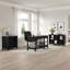 Bureau d'ordinateur Katia 54W avec tiroirs et rangement de bureau-1376069744
