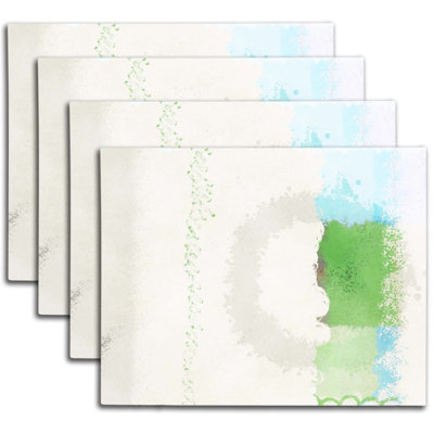 Napperon abstrait en polyester