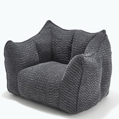 Chenille Fabric Bean Bag Chair