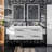 Zakis 57" Double Bathroom Vanity Set-864061482