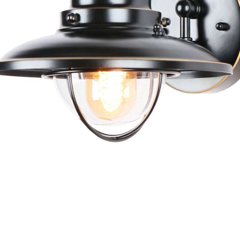 Wayne Wall Light, 7.2" Hx 8" W x 9.75" D
