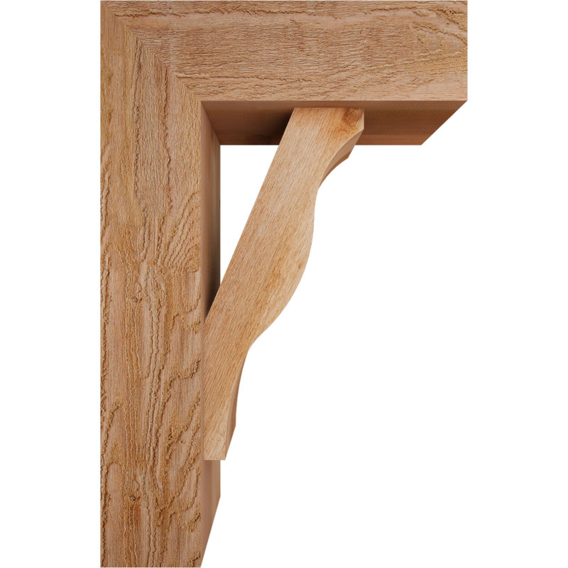 Support Funston Block avec support décalé, 34 x 22, Cèdre rouge occidental de l 8 po (scié brut)