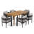 Salvador Patio 7-Piece Modern Aluminum Dining Set-110089488