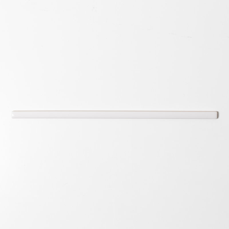 Bedouin 0.39 in. x 11.81 in. Green Gloss Pencil Bullnose Trim Tile, Green , Glossy