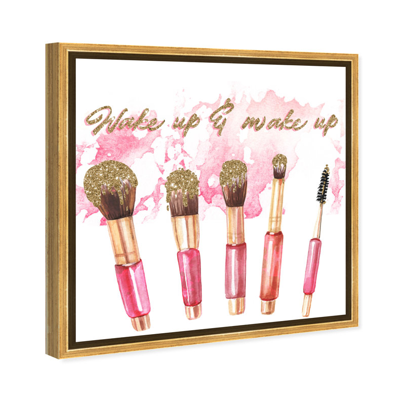«Fashion and Glam Wake Up and Make Up Mak déguisement», reproduction d'art sur toile, H 40 po x l 40 po x P 2 po