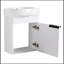 Ensemble de meuble-lavabo simple avec plateau 16,16 Rodrion