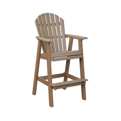 Comfo Back Outdoor Bar Stool
