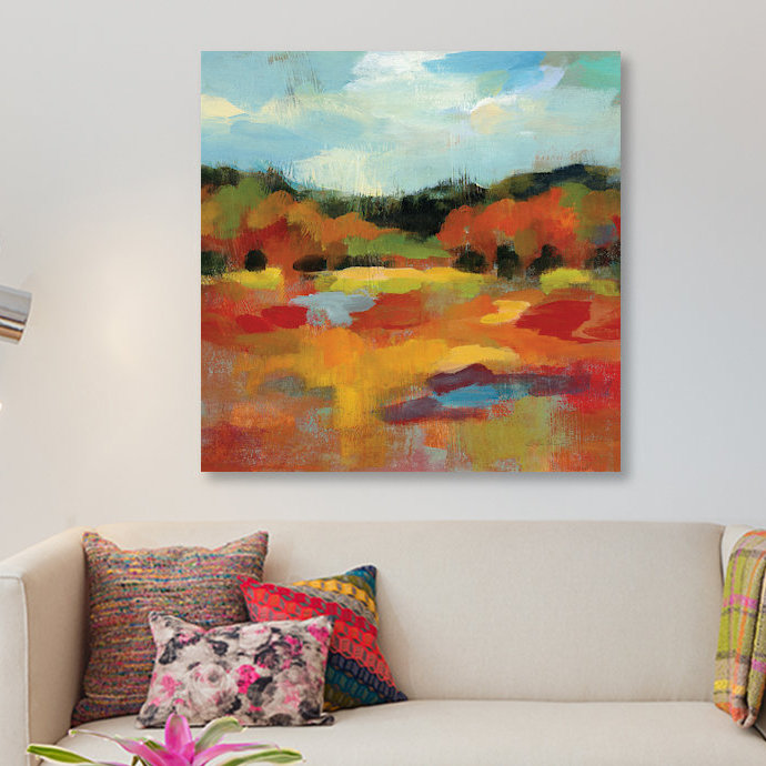 «August Moment I», impression sur toile tendue, H 12 po x l 12 po x P 0,75 po, Toile tendue, Pas de tapis