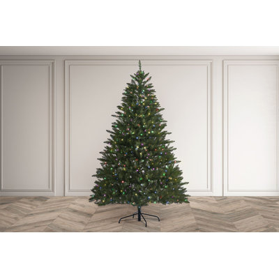 GLENMORE SPRUCE - Artificial Christmas Tree with Multicolour Lights