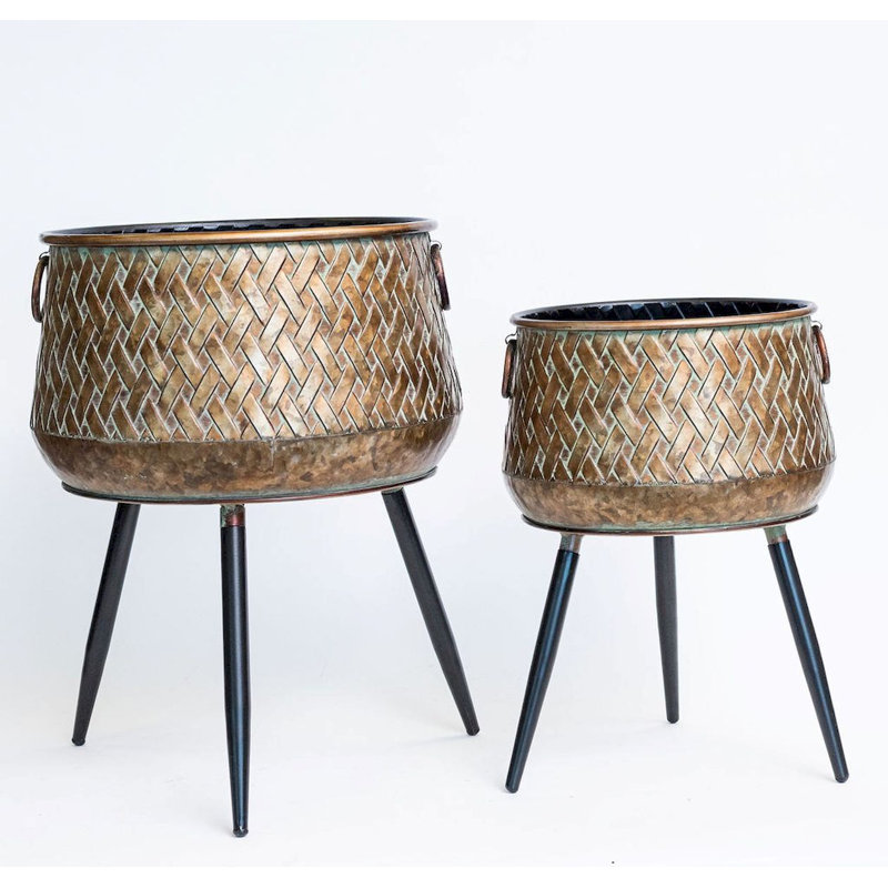 Cache-pot en métal Abdelaziz