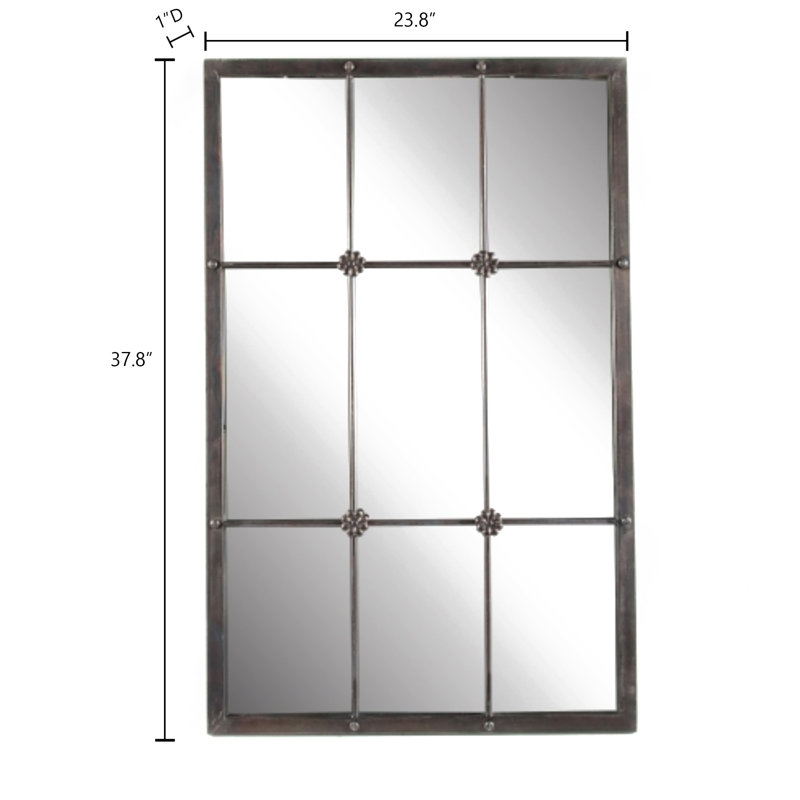 Amilea Metal Rectangle Mirror