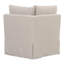 Fable Slipcover Dining Corner Chair Beige