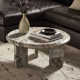 Bryce Nesting Coffee Table- Large-Creamy Taupe Marble Solid