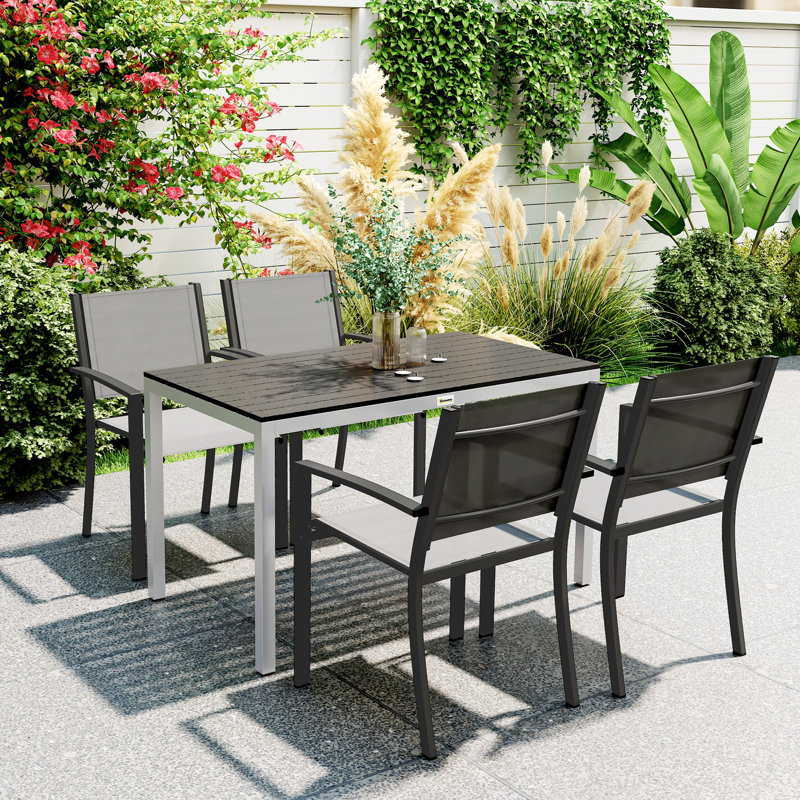 Rectangular 6 - Person Outdoor Dining Table