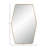 Dresden Stainless Steel Hexagon Wall Mirror