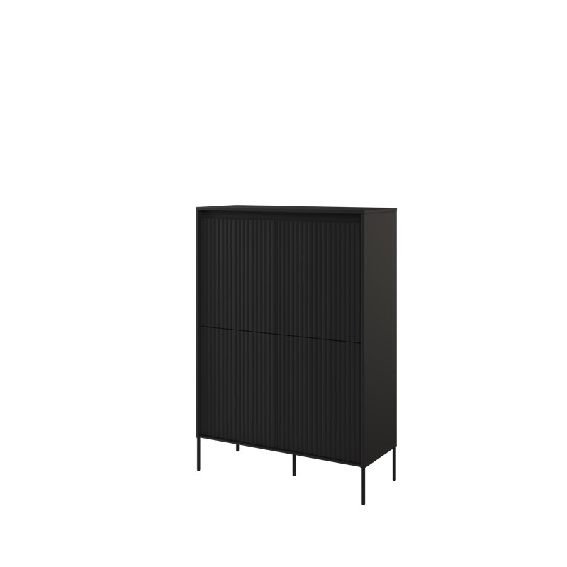 Alsha 98cm Sideboard, Black Matt