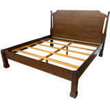 Low Post Mahogany Bed