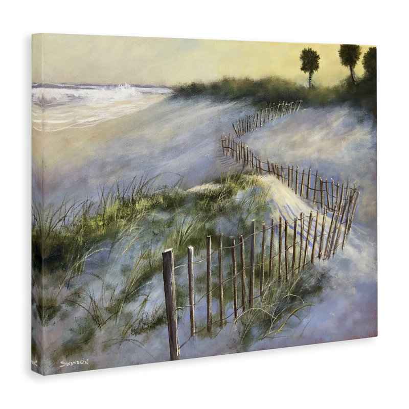«Coastal Vibe Sea Dunes», art mural par David Swanagin, H 30 po x l 40 po