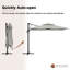 Parasol en porte-à-faux carré Gilda-263826254