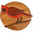 Eva-Jo Red Cardinal Step Stool